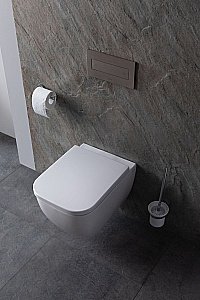 Унитаз Allen Brau Infinity 4.21004.20 безободковый, с крышкой микролифт, белый купить в интернет-магазине Sanbest