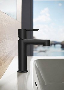 Смеситель для раковины Ravak PURI PU 014.20 черный матовый купить в интернет-магазине сантехники Sanbest