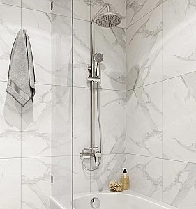 Душевая система Milardo Simp SIMSB1FM89 хром купить в интернет-магазине сантехники Sanbest