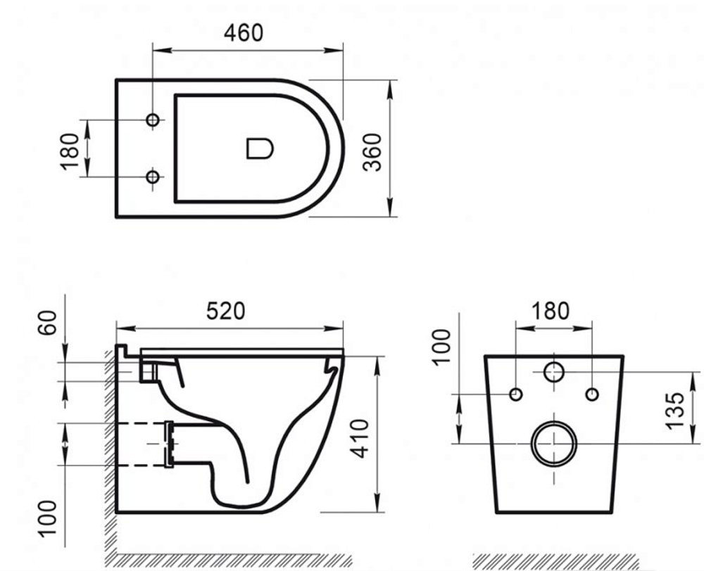 Унитаз подвесной BelBagno SENSO-R BB017CHR безободковый купить в интернет-магазине Sanbest