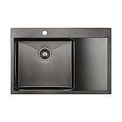 Мойка кухонная Paulmark Atlan PM217851-GM купить в интернет-магазине сантехники Sanbest