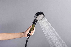 Душевая лейка Kaiser DN-057 черная купить в интернет-магазине сантехники Sanbest