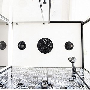 Душевая кабина Esbano Elegancia ESB-1280CKR 120x80 стекло прозрачное/профиль черный купить в интернет-магазине Sanbest