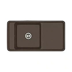 Мойка кухонная Акватон Беллис 97 кофе купить в интернет-магазине сантехники Sanbest