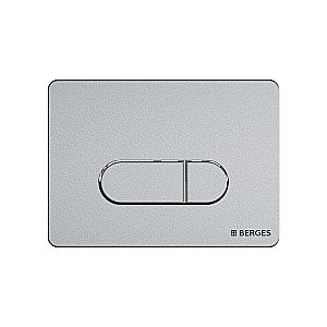 Кнопка для инсталляции BERGES NOVUM D2 040032 матовый хром купить в интернет-магазине сантехники Sanbest