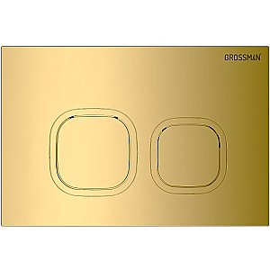 Кнопка для инсталляций Grossman Cosmo 700.K31.02.300.300RUS золото купить в интернет-магазине сантехники Sanbest