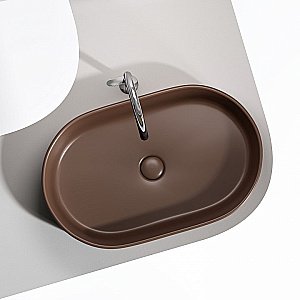 Раковина Ceramica Nova Element 60 CN6048MDB темно-коричневая матовая купить в интернет-магазине Sanbest