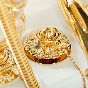 Ванна Migliore Impero на лапах LEONE LUX 25261 180х87 белая,золото купить в интернет-магазине Sanbest