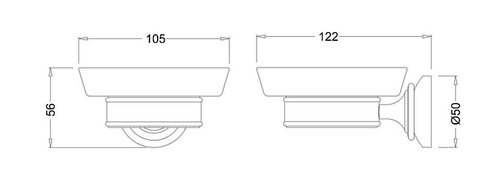 Мыльница Savoy RA51 купить в интернет-магазине сантехники Sanbest