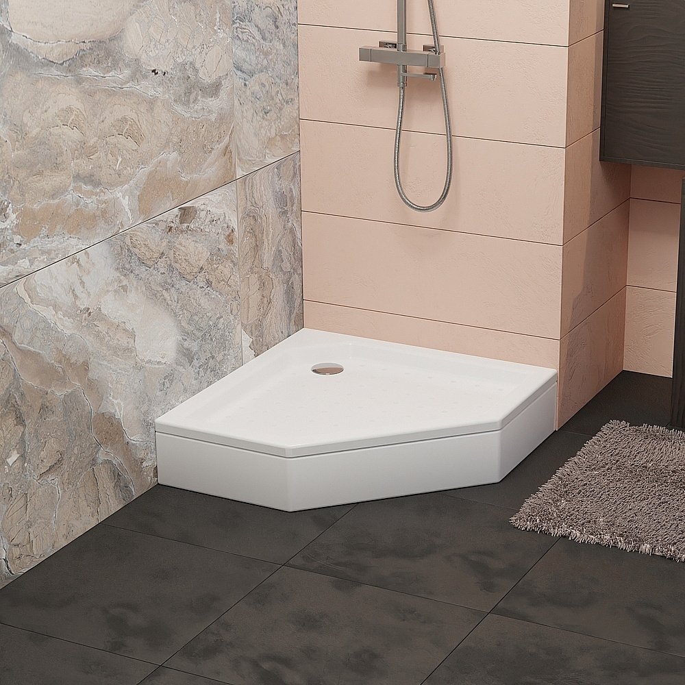 Душевой поддон RGW Acryl STYLE TR 16180599-11 90х90 белый купить в интернет-магазине Sanbest