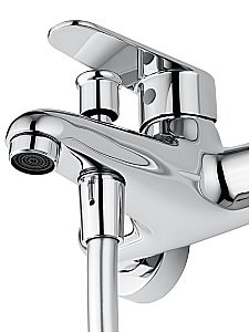 Смеситель для ванны с душем WONZON & WOGHAND ALFA WW-AE3204-CR хром купить в интернет-магазине сантехники Sanbest