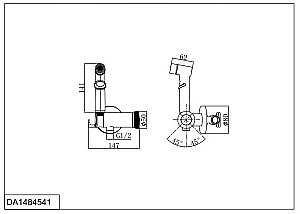 Гигиенический душ D&K Bayern.Alfeld DA1484541 купить в интернет-магазине сантехники Sanbest