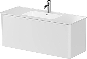 Тумба с раковиной Allen Brau Gravity 120 1.370015.WM белая матовая для ванной в интернет-магазине Sanbest