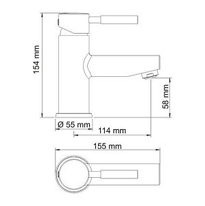 Смеситель для раковины WasserKRAFT Main 4103 купить в интернет-магазине сантехники Sanbest