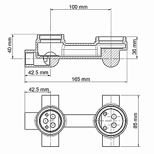 Душевая система WasserKraft Abens 2000 SET4585 черная купить в интернет-магазине сантехники Sanbest