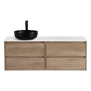 Тумба с раковиной и столешницей BelBagno KRAFT 120 Rovere Nebrasca Nature для ванной в интернет-магазине Sanbest