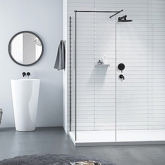 Душевая система PAINI Cox 78PZSET36911SHBATH черная матовая купить в интернет-магазине сантехники Sanbest