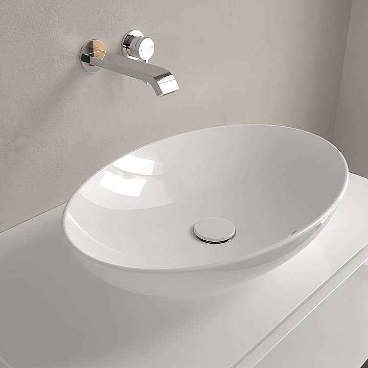 Раковина Villeroy&Boch Loop & Friends 4A470001 альпийский белый купить в интернет-магазине Sanbest