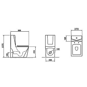 Унитаз Grossman Cristal GR-4491 с крышкой микролифт купить в интернет-магазине Sanbest