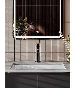 Cмеситель для раковины Agger Easy A3102155 оружейная сталь матовая купить в интернет-магазине сантехники Sanbest