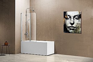 Шторка для ванны Vincea VSB-12114CL 114х140 купить в интернет-магазине Sanbest