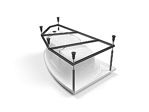 Ванна акриловая Cersanit JOANNA 63336 150x95 купить в интернет-магазине Sanbest