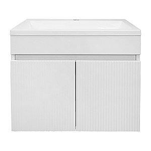 Тумба с раковиной подвесная Loranto Serenada CS00096723 60 белая для ванной в интернет-магазине Sanbest