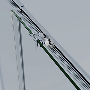 Душевая дверь Vincea Rapid-N VHC-3RN70/80CL 70/80 хром, стекло прозрачное купить в интернет-магазине Sanbest