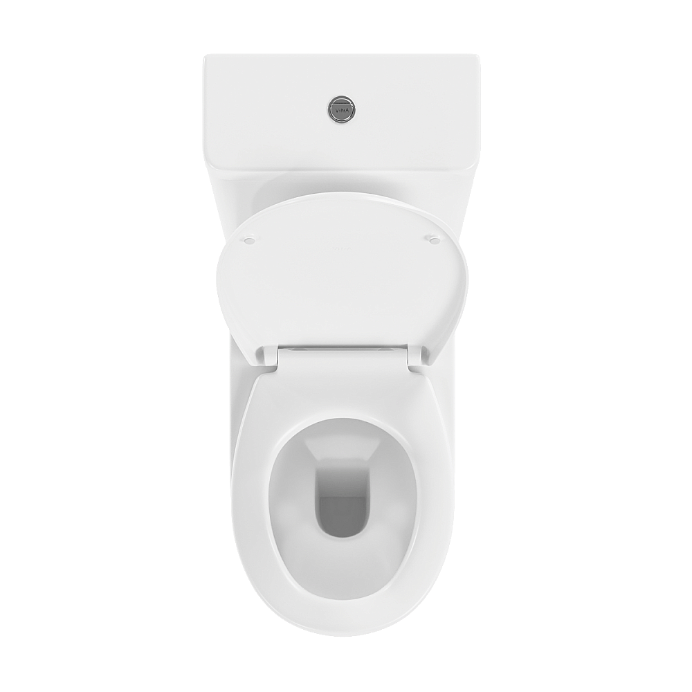 Унитаз-компакт VitrA Conforma 9899B003-7200 с бачком, с сиденьем без микролифта, белый купить в интернет-магазине Sanbest