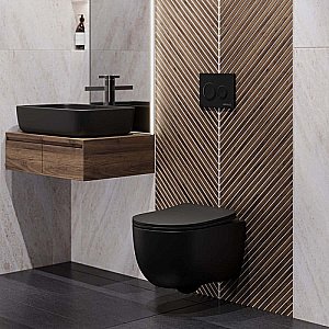 Инсталляция для унитаза BERGES NOVUM 040265 кнопка O5 Soft Touch черная купить в интернет-магазине сантехники Sanbest
