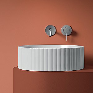 Раковина накладная Artceram Millerighe 44 OSL010 01 00 bi белая купить в интернет-магазине Sanbest