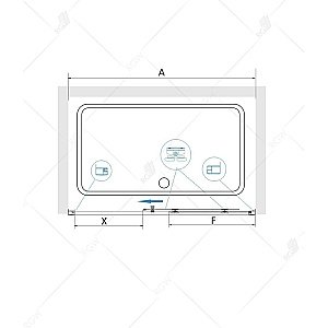 Душевая дверь RGW Classic CL-14B 140 купить в интернет-магазине Sanbest