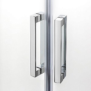 Душевой уголок NEW TRENDY NEW PRAKTIC K-0491 80x100 стекло прозрачное/профиль хром купить в интернет-магазине Sanbest