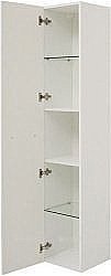 Шкаф-пенал De Aqua Тока 1 35 белый для ванной в интернет-магазине сантехники Sanbest