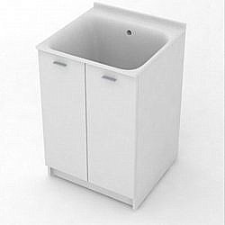 Тумба с раковиной постирочная Kerasan Aquadom 65 для ванной в интернет-магазине Sanbest