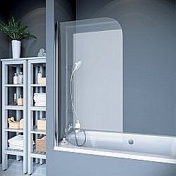 Шторка на ванну Koller Pool Waterfall Line QP93 75 левая/матовая купить в интернет-магазине сантехники Sanbest