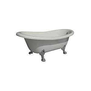 Ванна Migliore MILADY на лапах LEONE STANDART 26920 185х82 белая,хром купить в интернет-магазине Sanbest