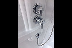 Душевая кабина Royal Bath RB8120HP1-T 120x80 профиль сатин/стекло прозрачное купить в интернет-магазине Sanbest