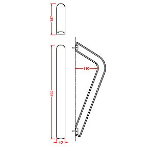 Полотенцедержатель керамический Artceram POSTIT 46 белый купить в интернет-магазине сантехники Sanbest