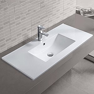 Раковина Oliveeka Built-in 101 NS2001-100 белая купить в интернет-магазине Sanbest