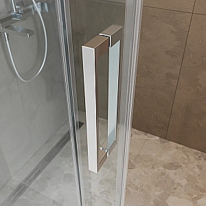 Душевой уголок BelBagno SOFT_CLOSE-1-AH-1 160х100 стекло прозрачное/профиль хром купить в интернет-магазине Sanbest