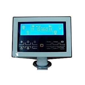 Ванна акриловая Gemy Glass Panel G9025-II K 155х155 белая с гидромассажем купить в интернет-магазине Sanbest