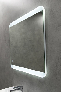 Зеркало BelBagno SPC-CEZ-700-600-LED-BTN в ванную от интернет-магазине сантехники Sanbest