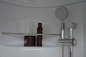 Душевая кабина Royal Bath RB100NRW-T-CH 100x100 профиль хром/стекло прозрачное купить в интернет-магазине Sanbest