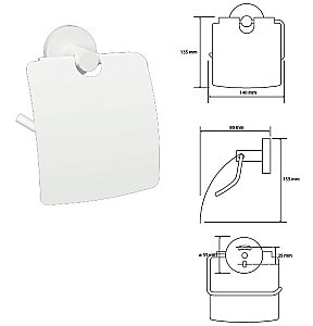 Держатель для туалетной бумаги Bemeta White 104112014 купить в интернет-магазине сантехники Sanbest