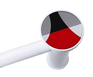 Смеситель для раковины Bronze de Luxe OMG! 9009W-R белый/красный купить в интернет-магазине сантехники Sanbest