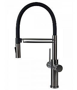 Смеситель для кухни Agger Elegant A3252555 оружейная сталь матовая купить в интернет-магазине сантехники Sanbest