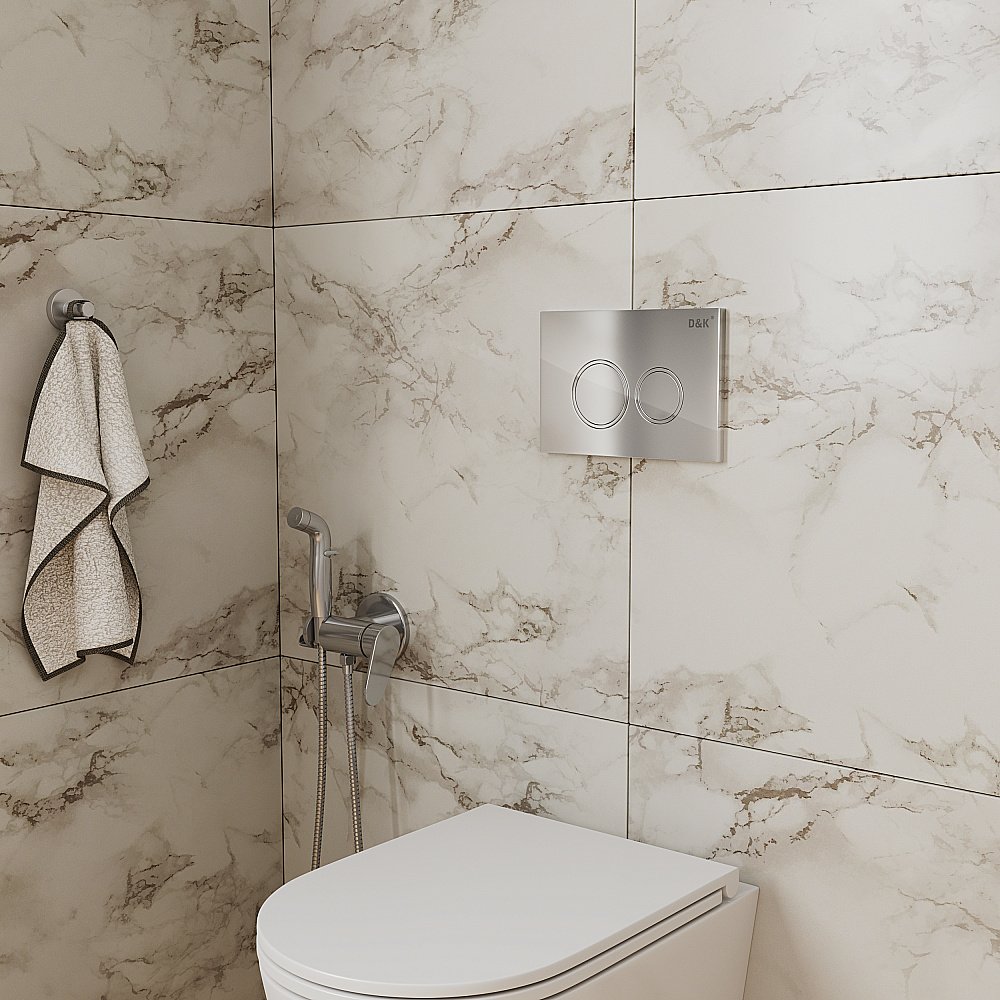 Кнопка для инсталляции D&K Bayern DB1529001 хром купить в интернет-магазине сантехники Sanbest