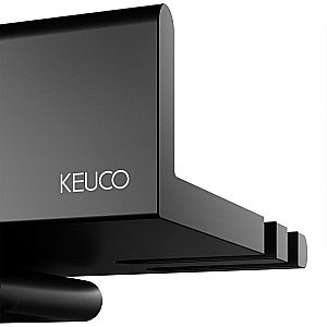 Полка KEUCO REVA 12859370000 35 черная матовая купить в интернет-магазине сантехники Sanbest