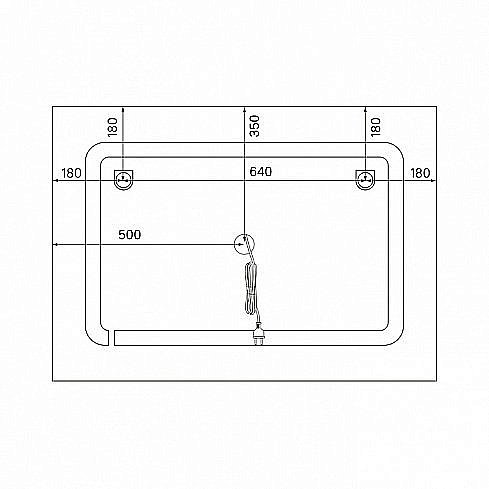 Зеркало Iddis Zodiac 100 ZOD1000i98 белое в ванную от интернет-магазине сантехники Sanbest
